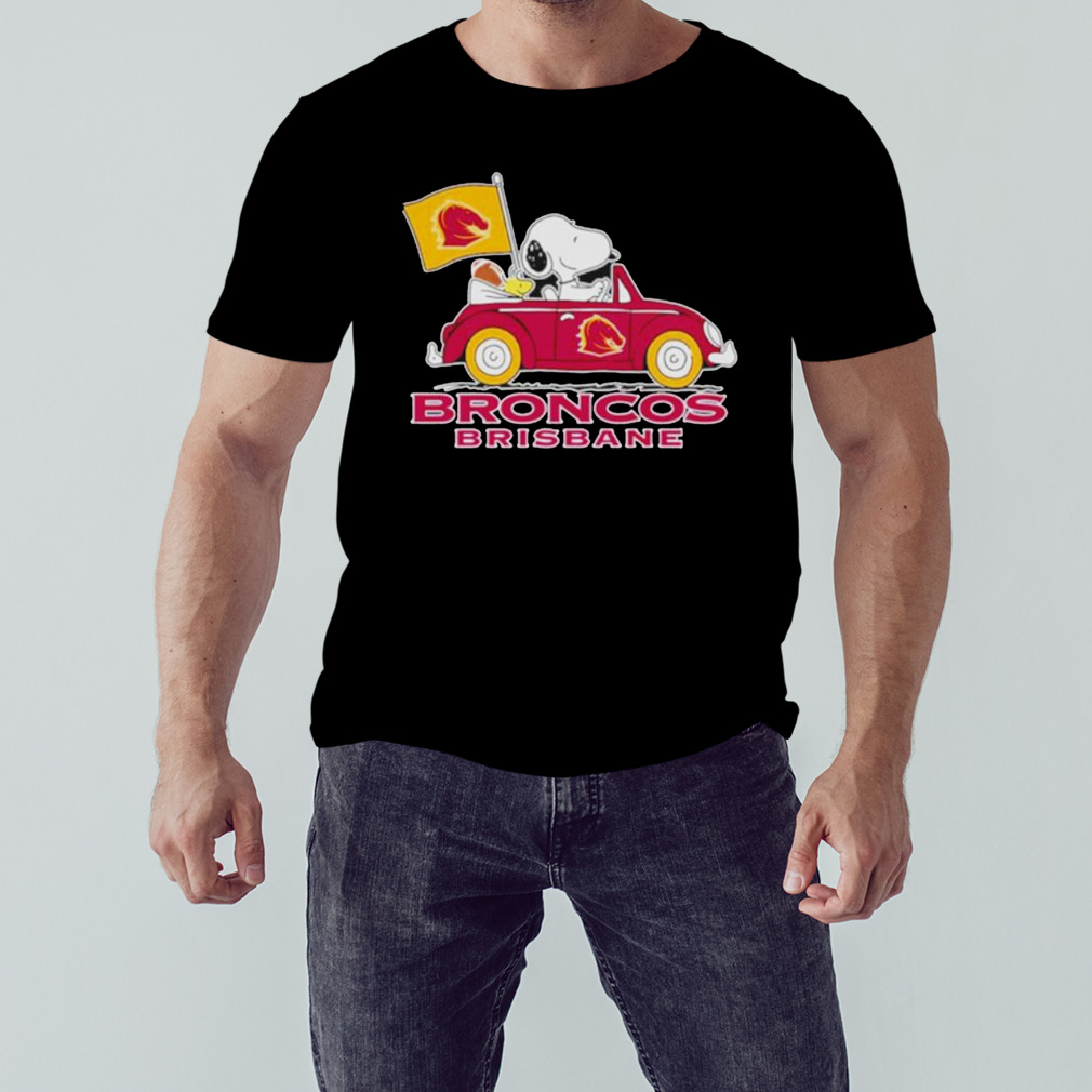Snoopy Brisbane Broncos shirt