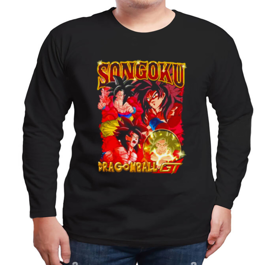 Songoku Dragonball GT anime shirt 3 Longsleeve tshirt