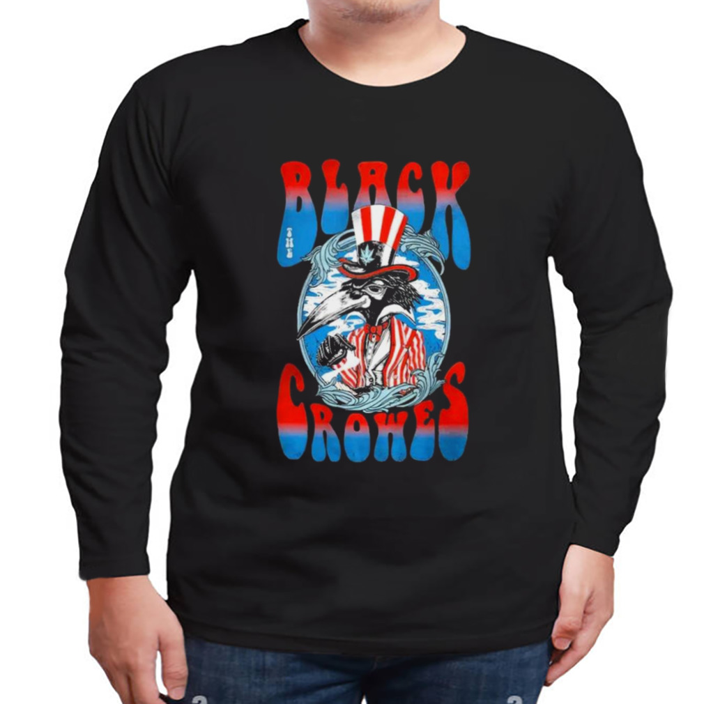 The Black Crowes Official Store Uncle Sam Crowe T-shirt 3 Longsleeve tshirt