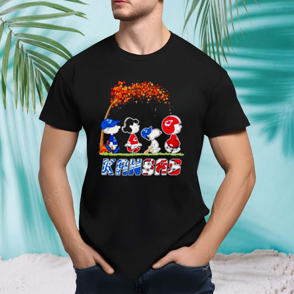The Peanuts Kansas Sport Teams shirt