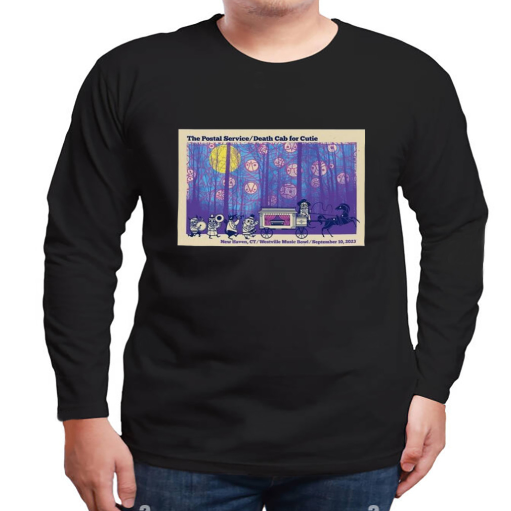 The Postal Service & Death Cab For Cutie Westville Music Bowl New Haven Sept 10 2023 T-shirt 3 Longsleeve tshirt