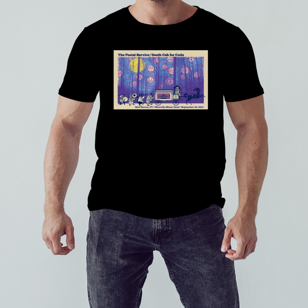 The Postal Service & Death Cab For Cutie Westville Music Bowl New Haven Sept 10 2023 T-shirt 1 Unisex tshirt