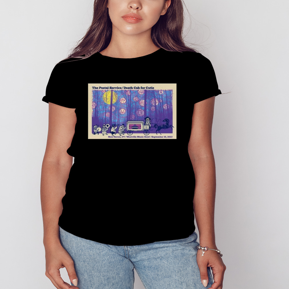 The Postal Service & Death Cab For Cutie Westville Music Bowl New Haven Sept 10 2023 T-shirt 2 Women's tshirt