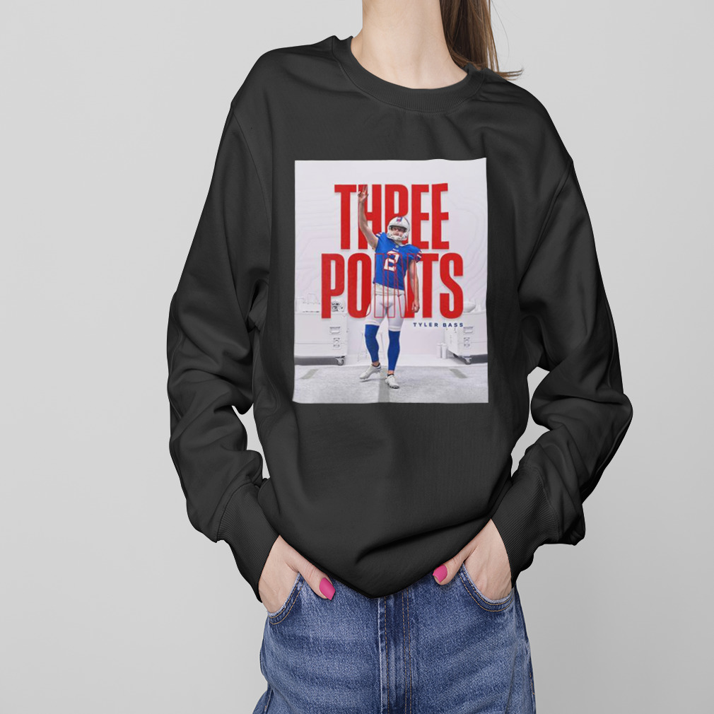 Three Points For Tyler Bass Buffalo Bills vs New York Jets T-Shirt 4 Sweaters