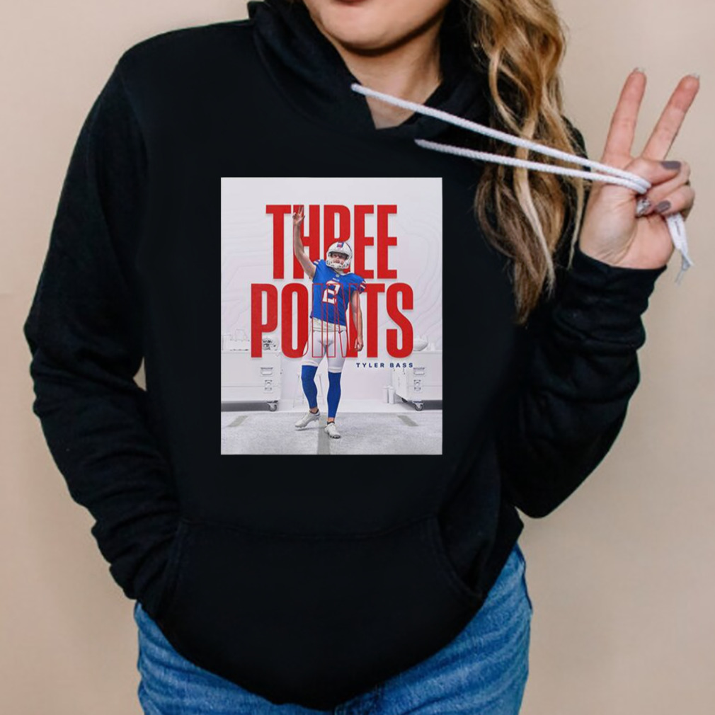Three Points For Tyler Bass Buffalo Bills vs New York Jets T-Shirt 5 Hoodies
