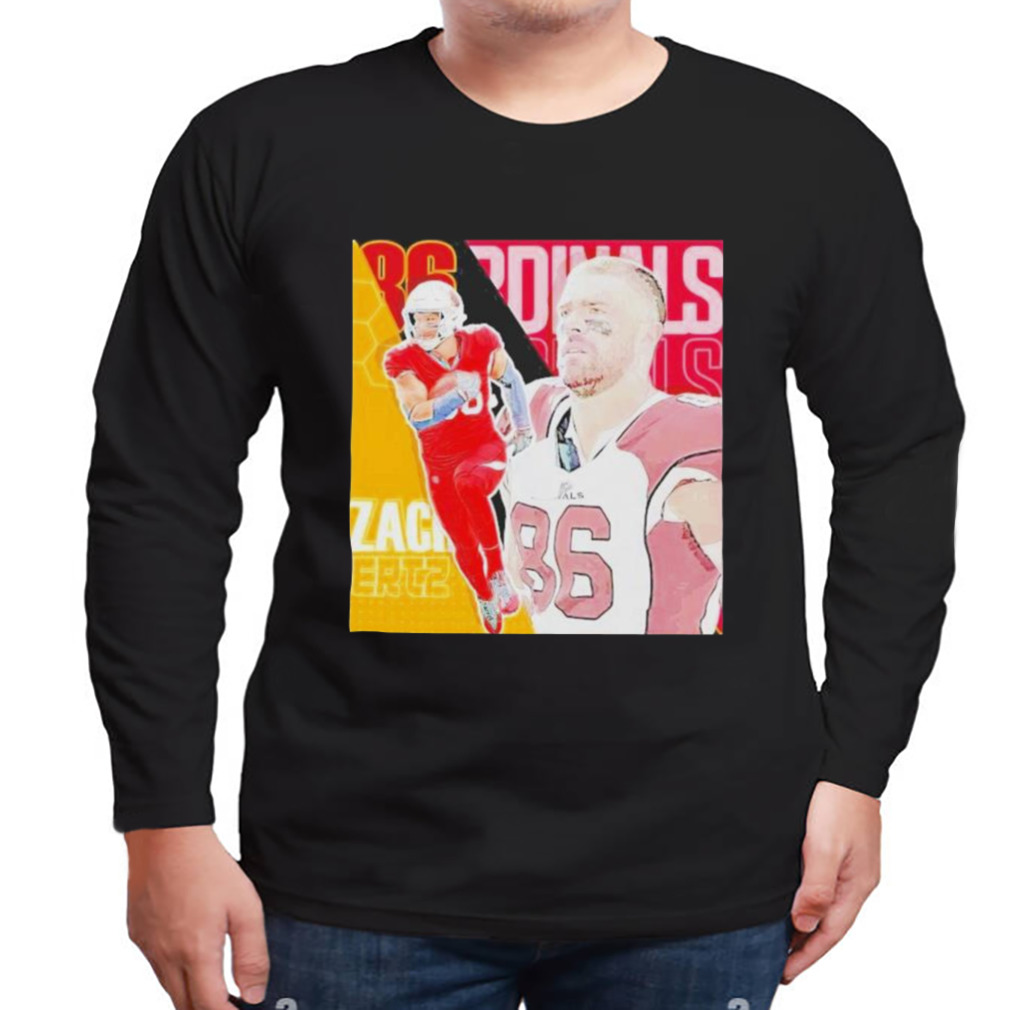 Zach Ertz 86 Arizona Cardinals Football Player Poster Gift T-shirt 3 Longsleeve tshirt