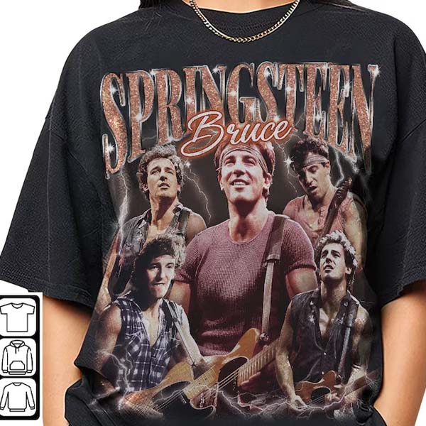 Bruce Springsteen Merch T-Shirt Music Merchandise and Wallet with The Boss Trending Among Fans 1 Bruce Springsteen Merch T-Shirt Music Merchandise and Wallet with The Boss Trending Among Fans