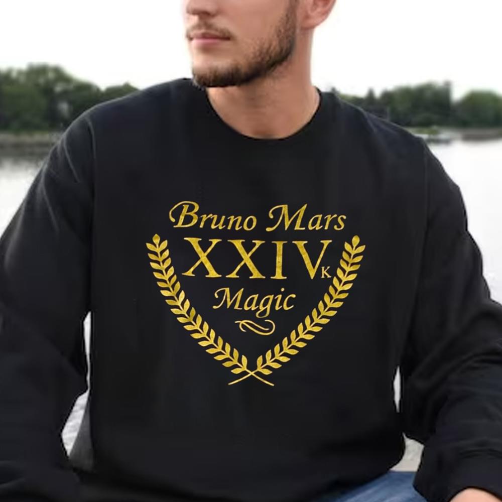 Bruno Mars XXIVK 24K Magic Tour T-Shirt 3 Bruno Mars XXIVK 24K Magic Tour T-Shirt