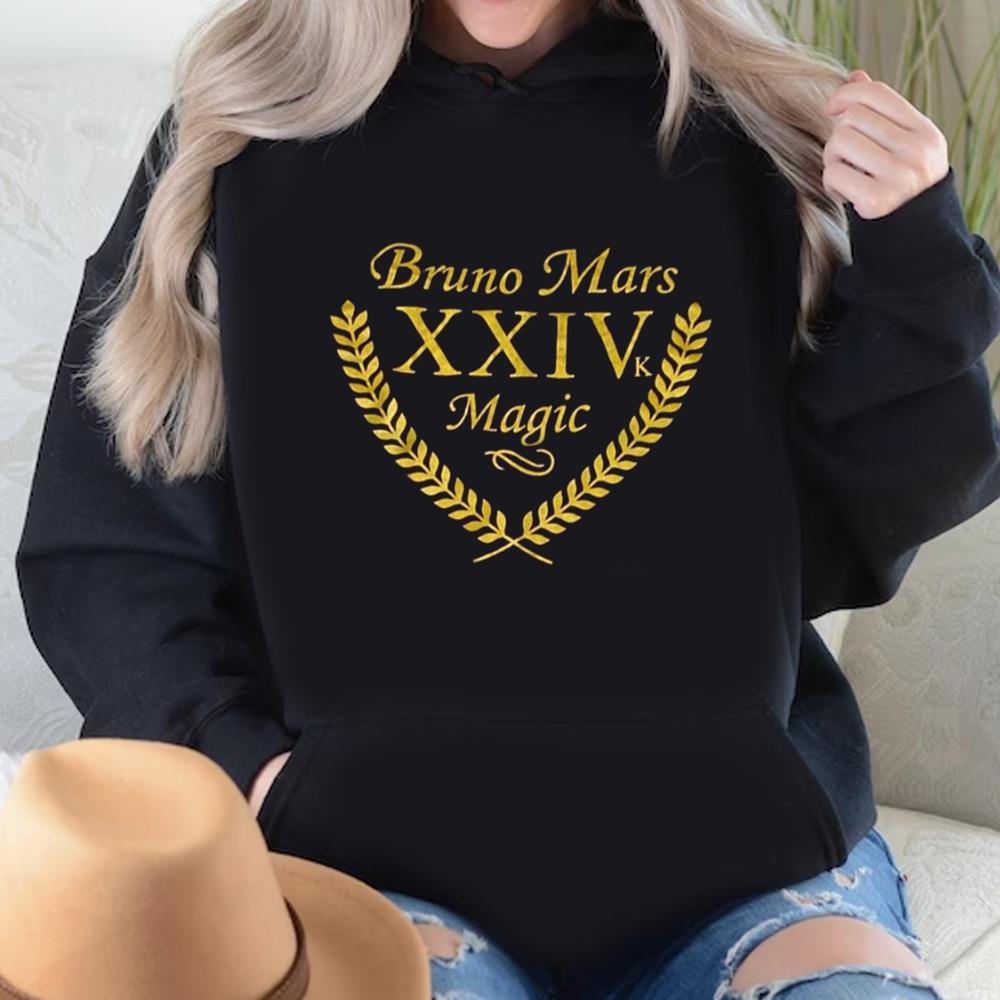 Bruno Mars XXIVK 24K Magic Tour T-Shirt