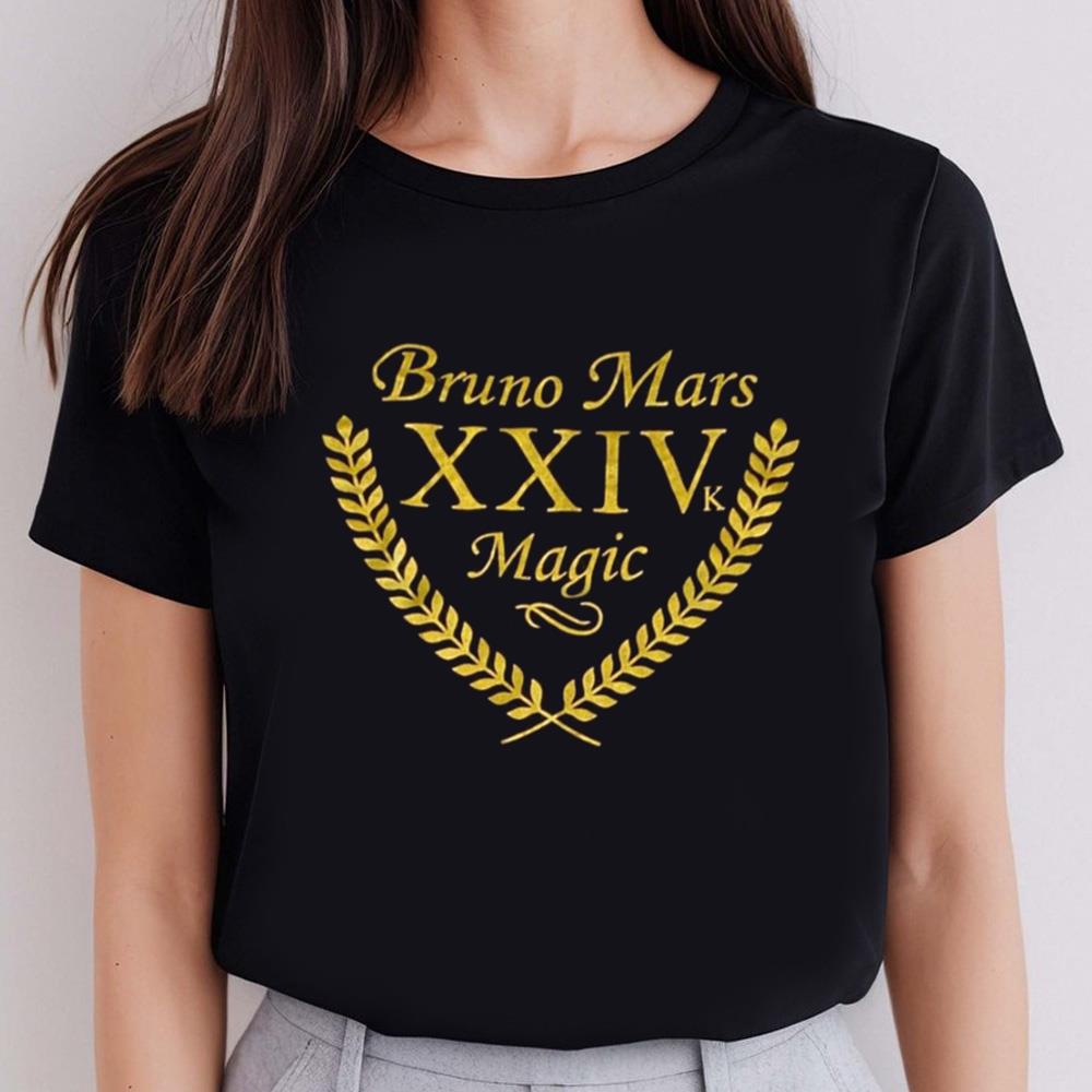 Bruno Mars XXIVK 24K Magic Tour T-Shirt