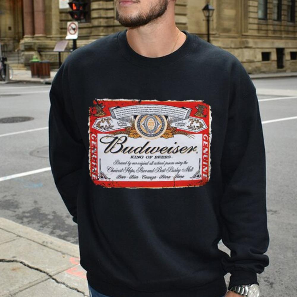 Budweiser Vintage Label Shirt 3 Budweiser Vintage Label Shirt