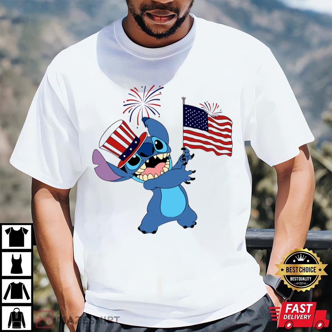 Bundle 4th Of July Funny American USA, Stitch Memorial Day Shirt 1 Bundle 4th Of July Funny American USA, Stitch Memorial Day Shirt