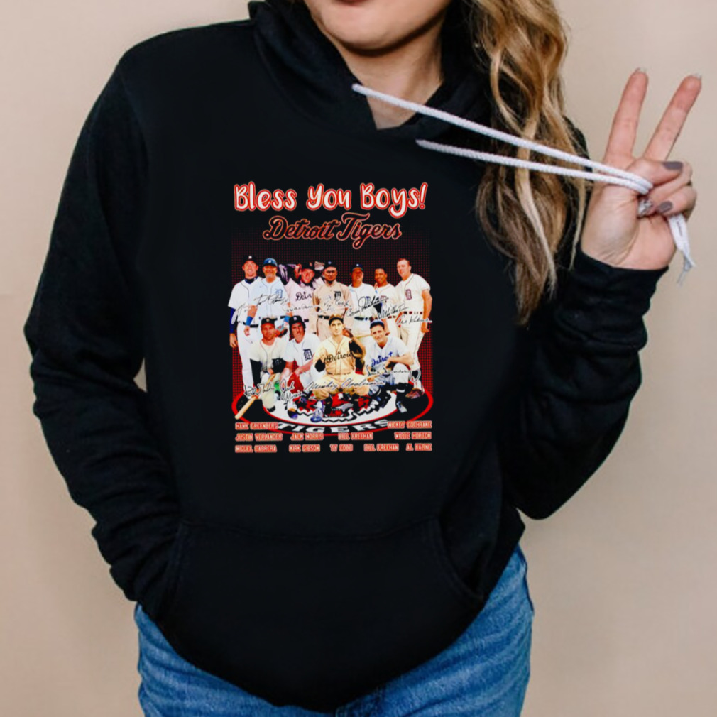 Legend Bless You Boys Detroit Tigers Signatures shirt, hoodie, sweater,  long sleeve and tank top