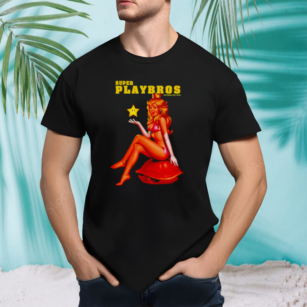 Super playBros princess peach shirt