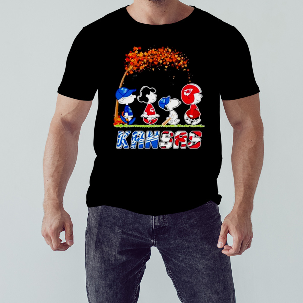 The Peanuts Kansas Sport Teams shirt