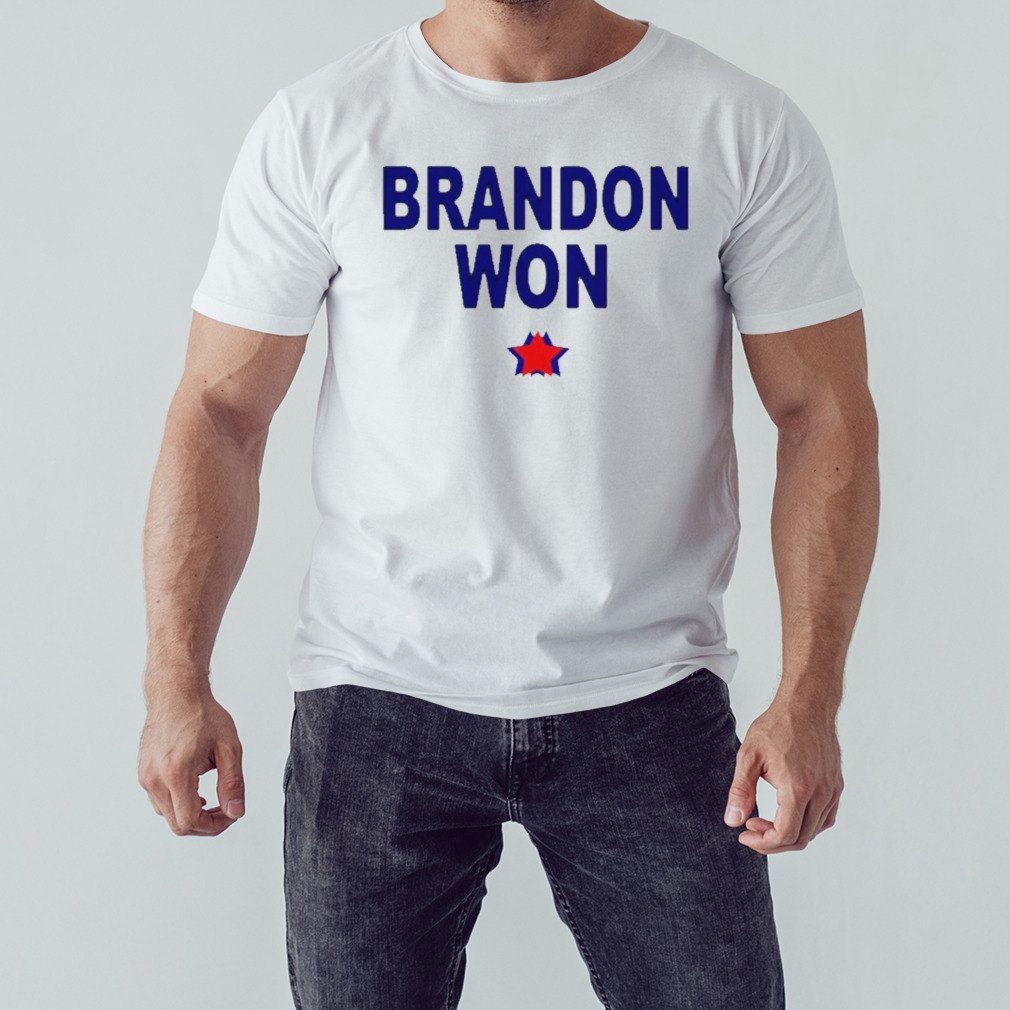 Brandon won shirt