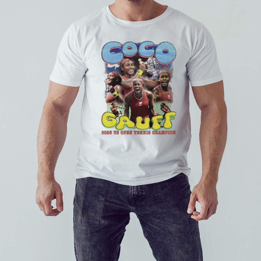 Coco gauff 2023 us open tennis champion T-shirt