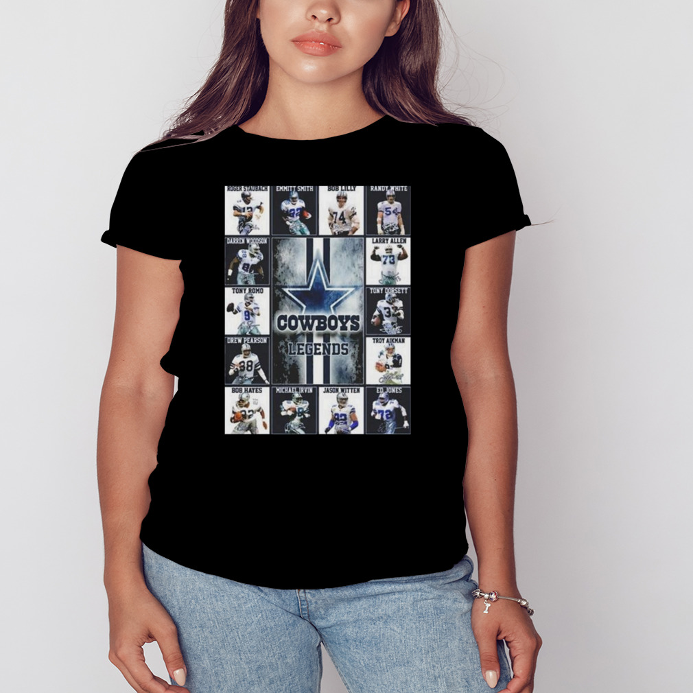 Dallas Cowboys Legend Signatures T-shirt 2 Women's tshirt