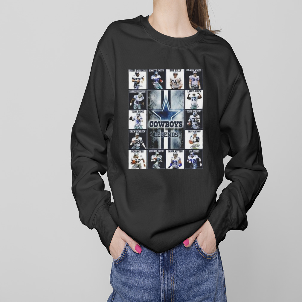 Dallas Cowboys Legend Signatures T-shirt 4 Sweaters