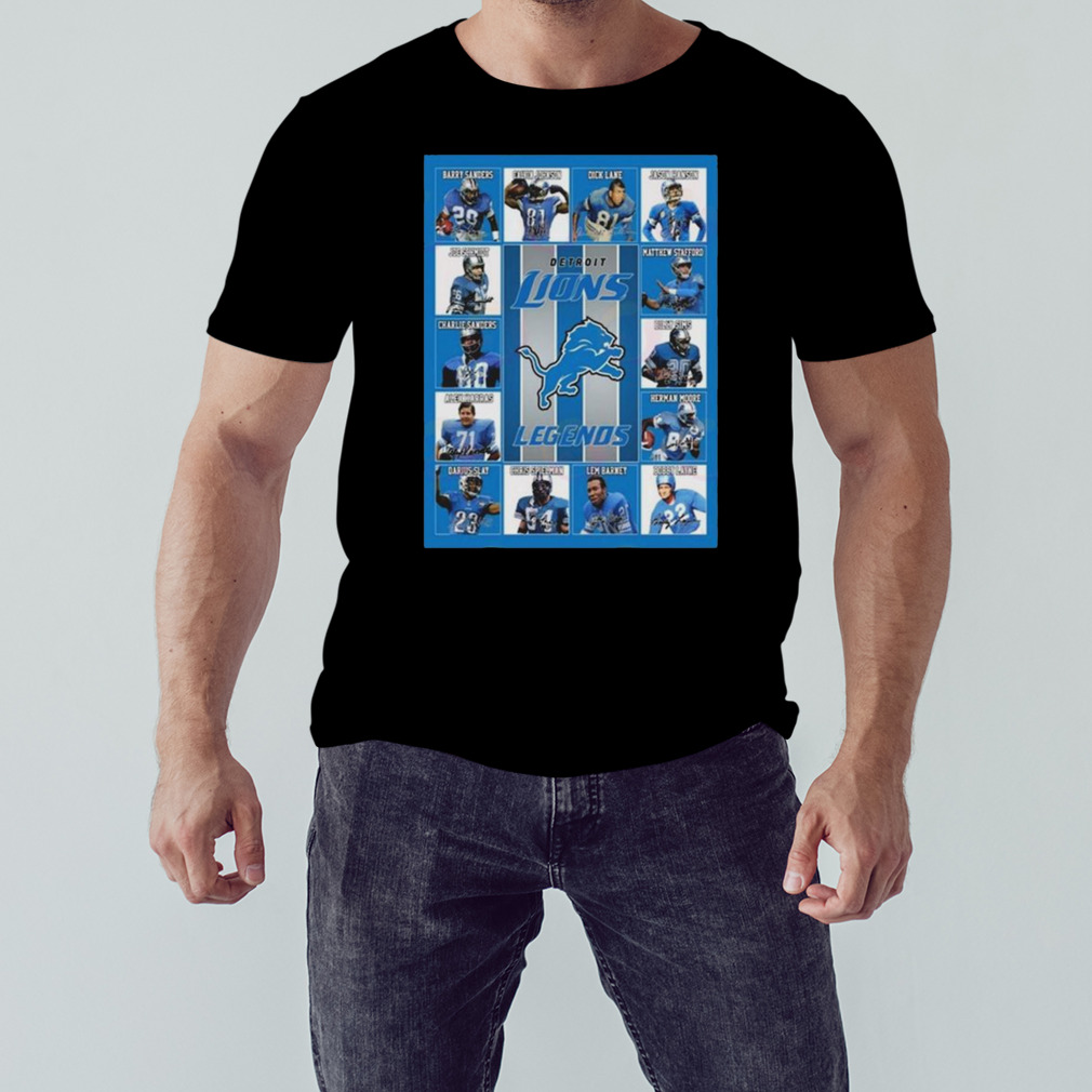 Detroit Lions Legends Unisex T-Shirt, hoodie, sweater and long sleeve