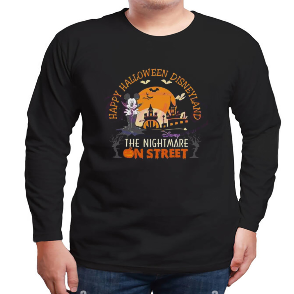 Happy Halloween Disneyland The Nightmare On Street 2023 Shirt 3 Longsleeve tshirt