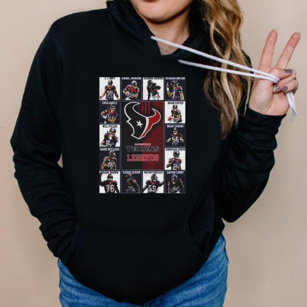 Houston Texans Legends Players 2023 Signatures shirt 5 Hoodies