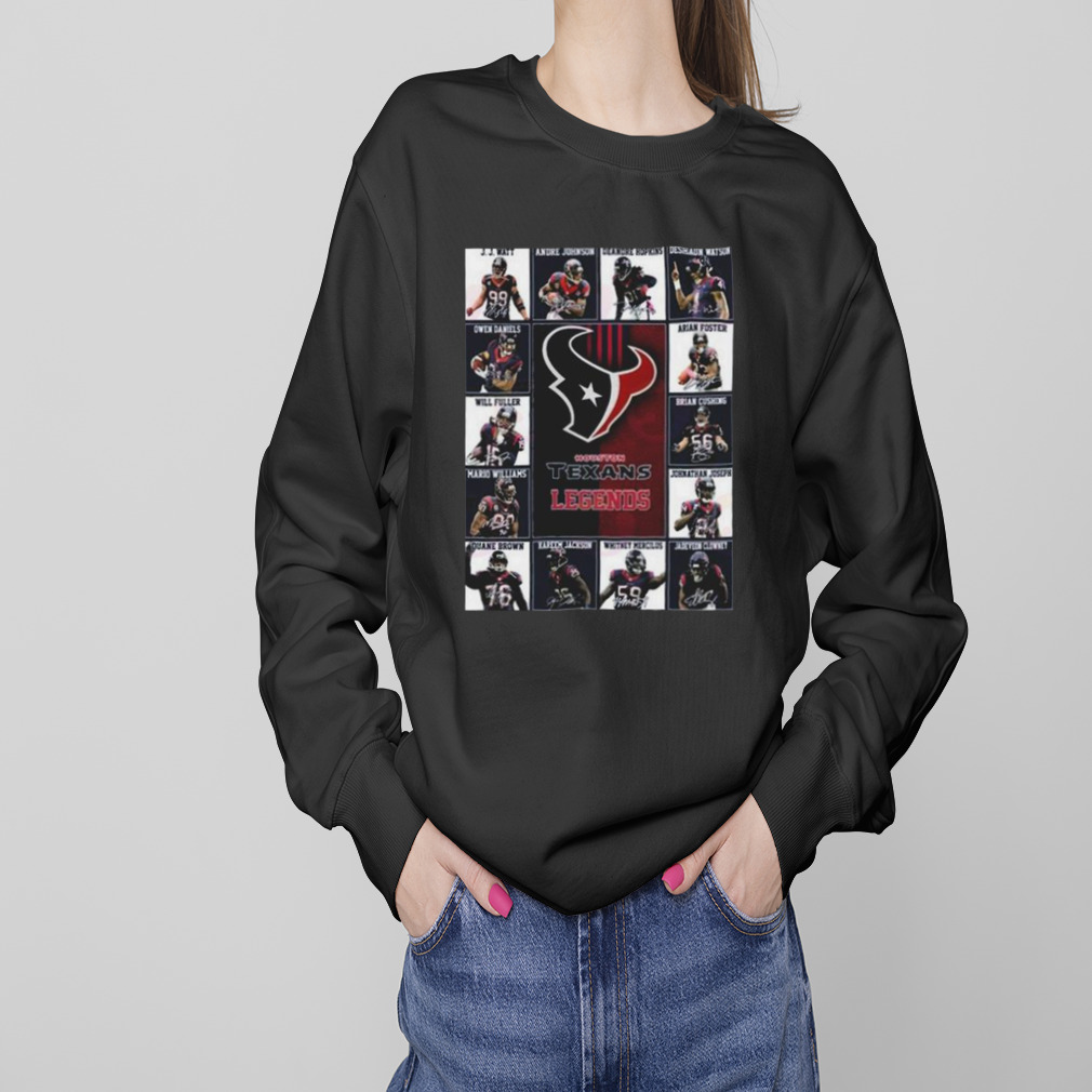 Houston Texans Legends Players 2023 Signatures shirt 4 Sweaters