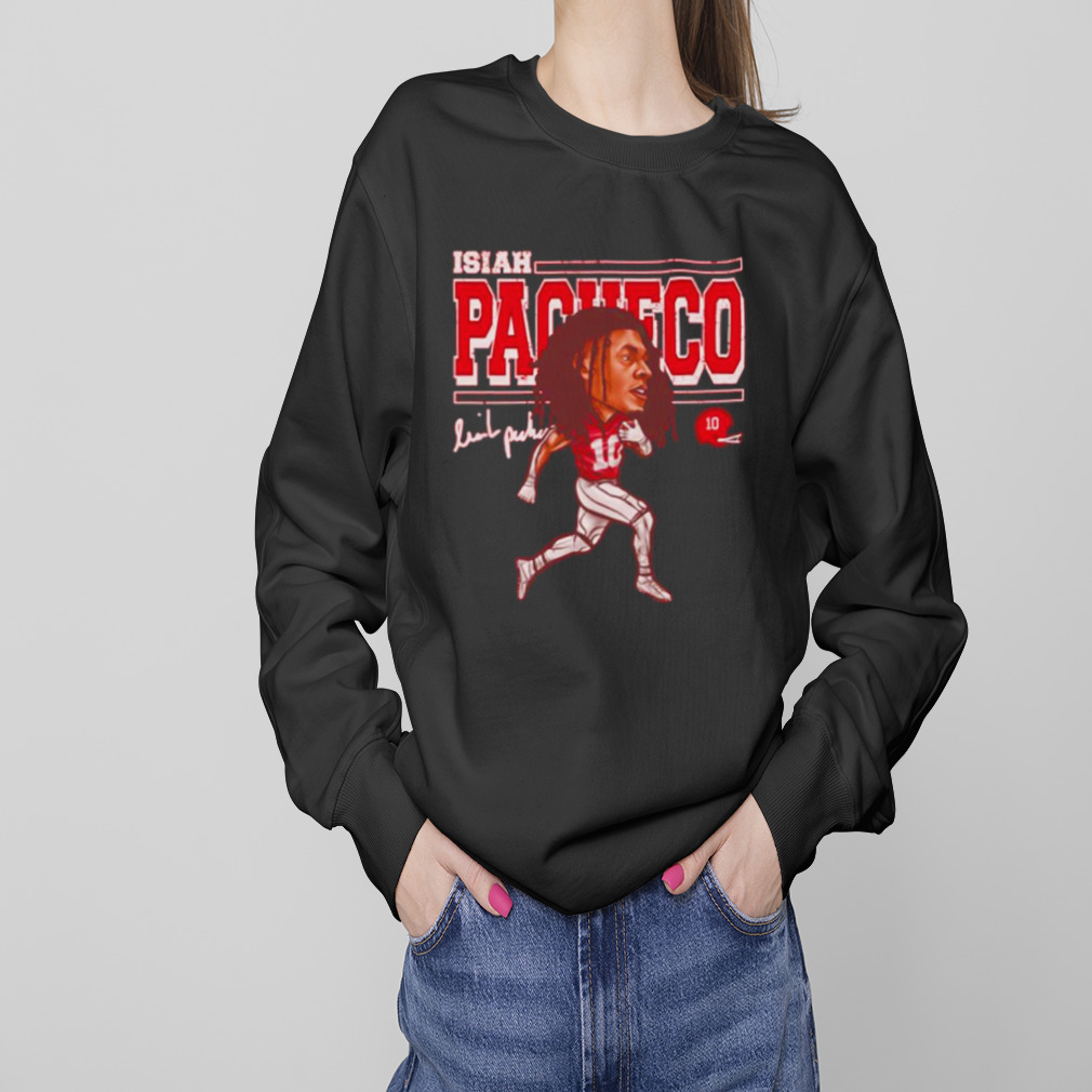 Isiah Pacheco Kansas City Cartoon football shirt 4 Sweaters