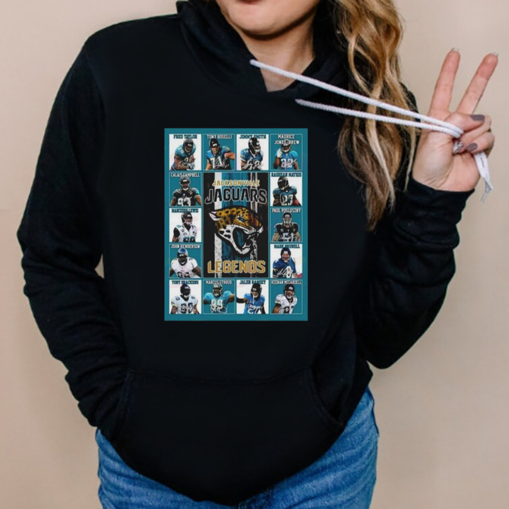 Jacksonville Jaguars Legends Players 2023 Signatures shirt 5 Hoodies