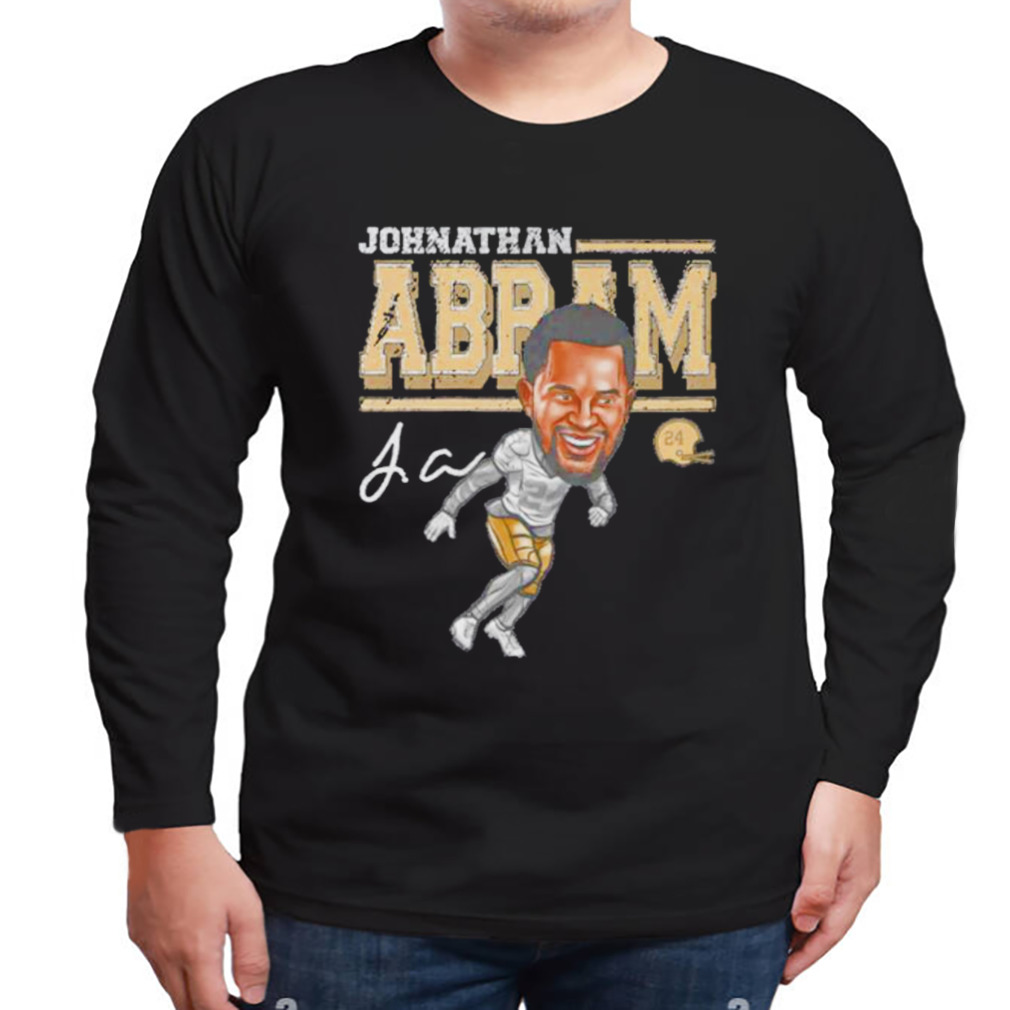 Johnathan Abram New Orleans Cartoon football shirt 3 Longsleeve tshirt