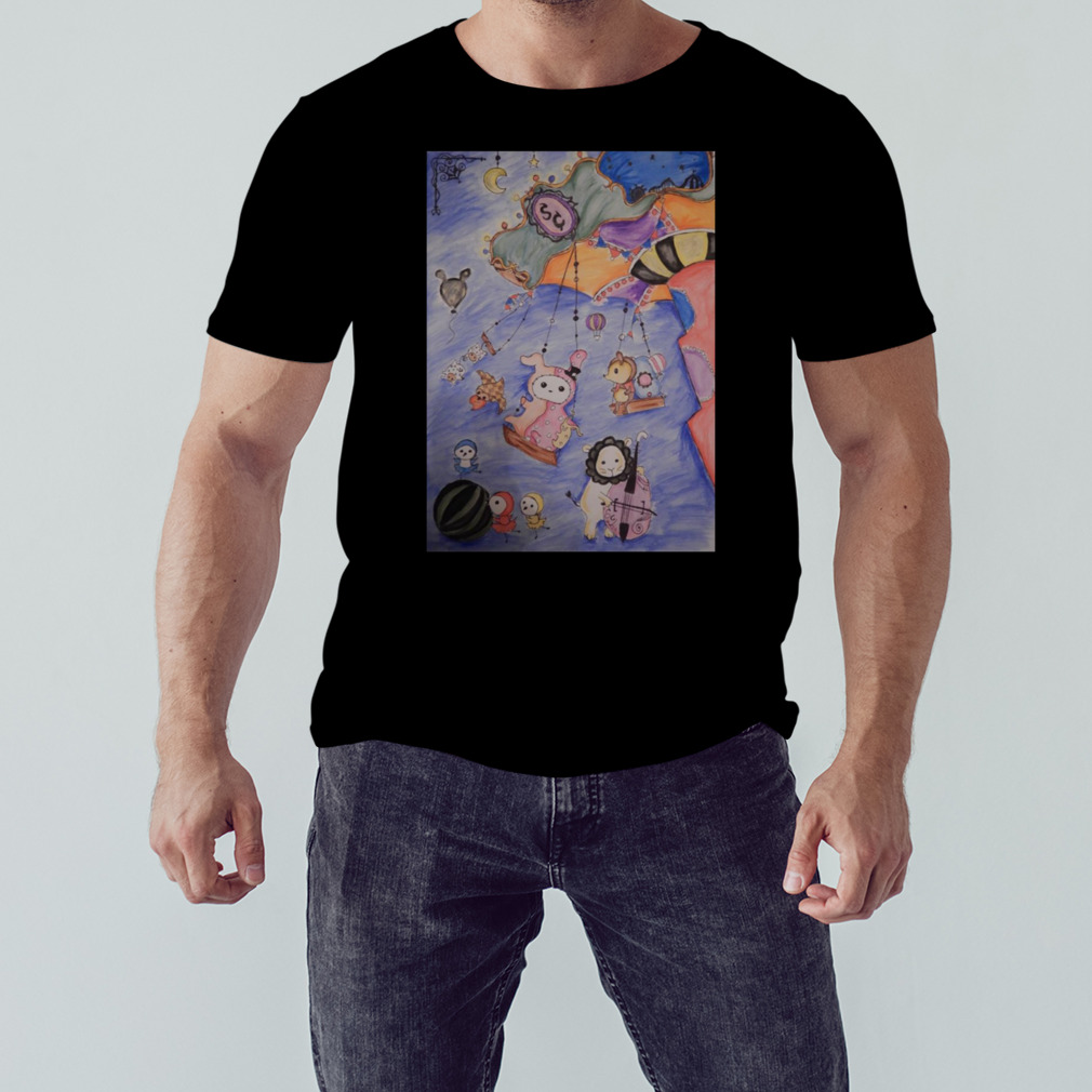 Kawaii Circus shirt 1 Unisex tshirt