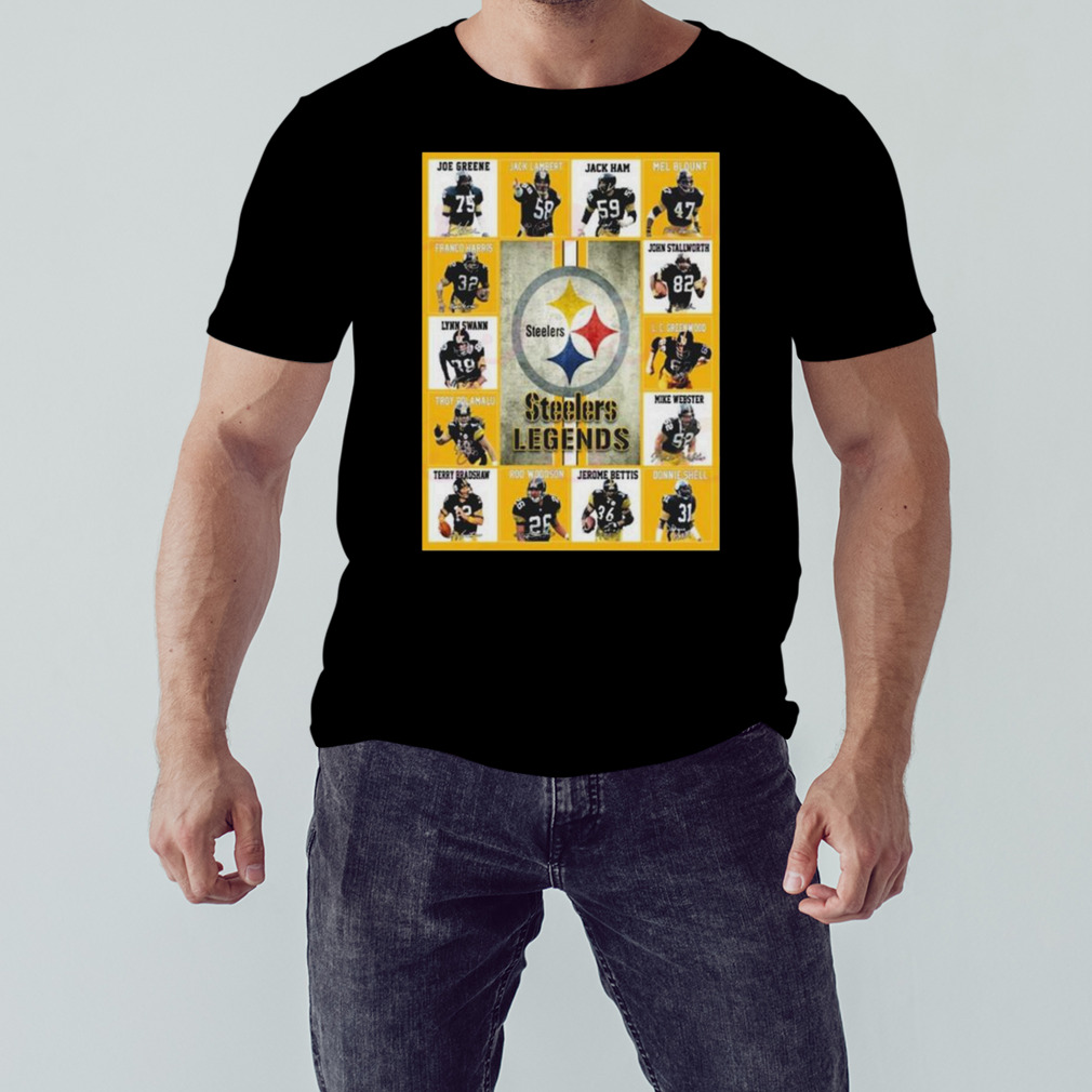 Funny Pittsburgh Steelers The Legends signatures shirt, hoodie