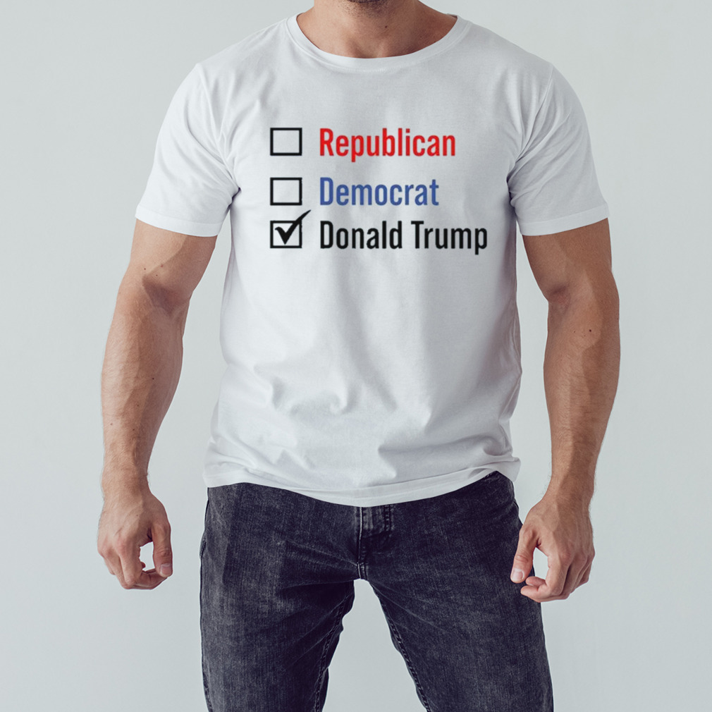 Republican Democrat Donald Trump Shirt