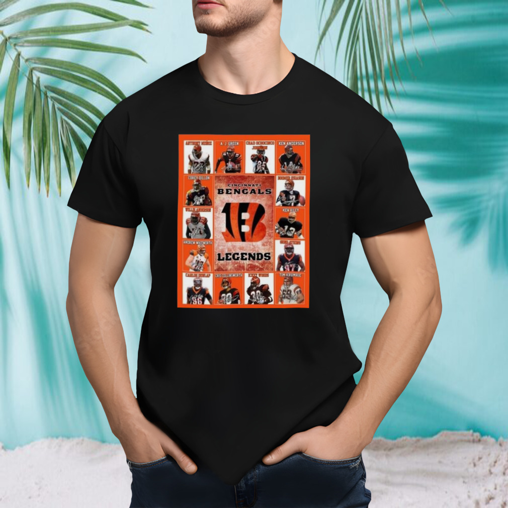 Cincinnati Bengals Legends Signatures 2023 Shirt