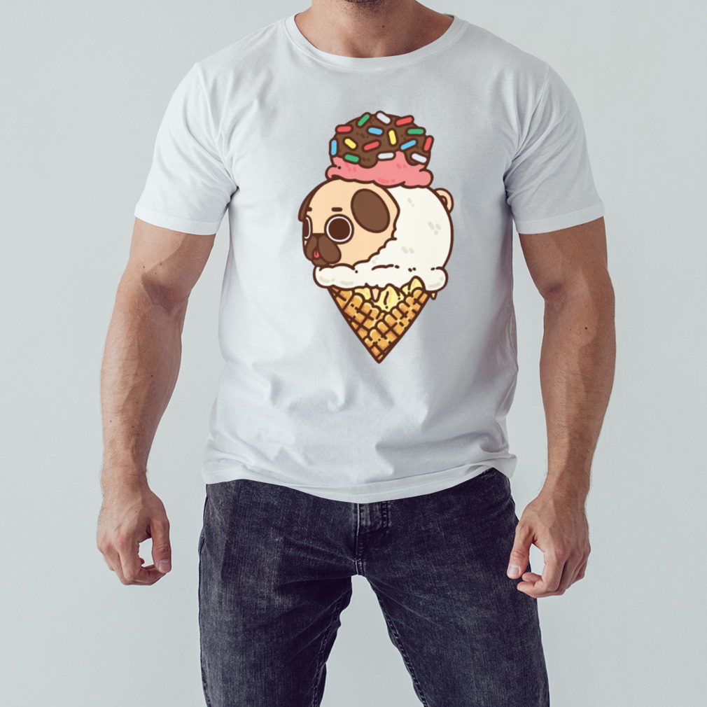 Icecream Sundae Pug shirt