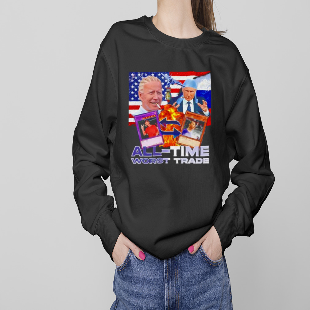 Biden Putin all time worst trade shirt 4 Sweaters