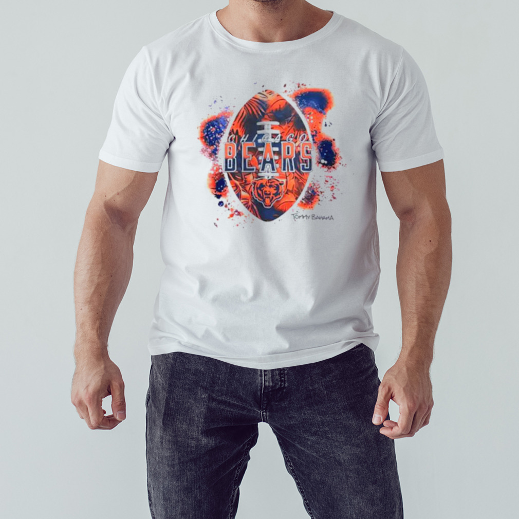 Official Chicago Bears Tommy Bahama Graffiti Touchdown T-Shirt