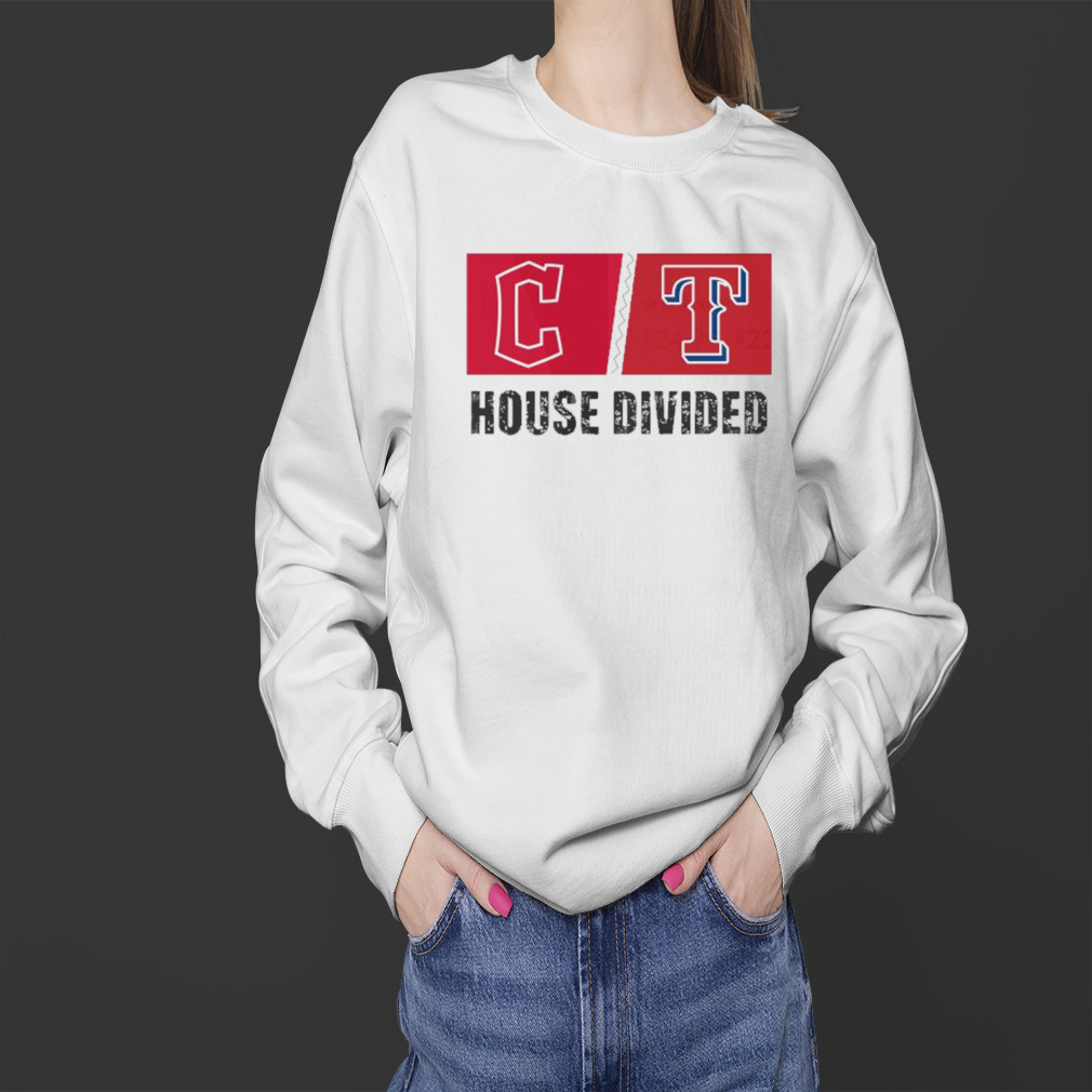 Cleveland Guardians vs Texas Rangers House Divided Shirt 4 Sweater