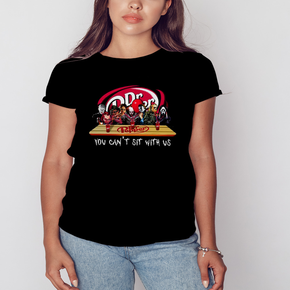 Dr Pepper horror movie characters you can’t sit with us shirt 2 Women's tshirt