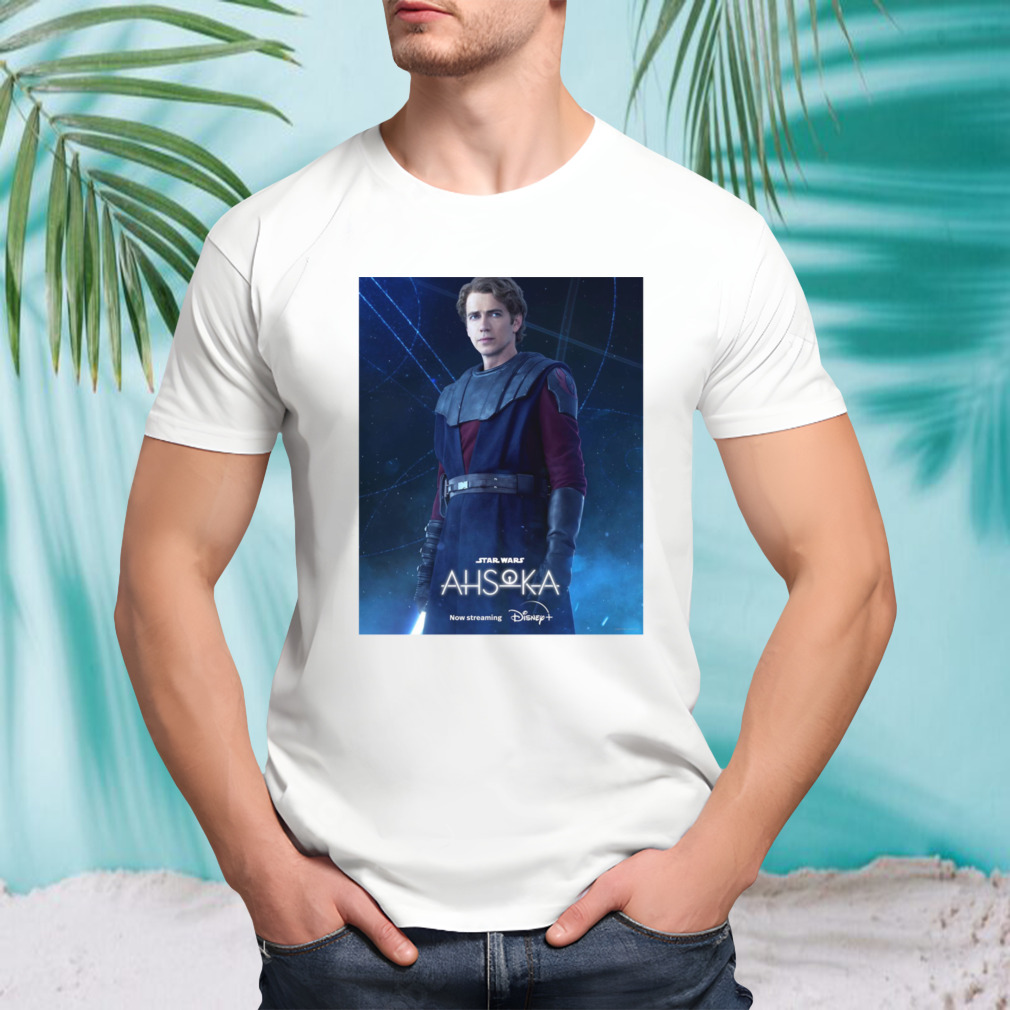First Poster For Hayden Christensen as Anakin Skywalker In Ahsoka Star Wars Movie T-Shirt