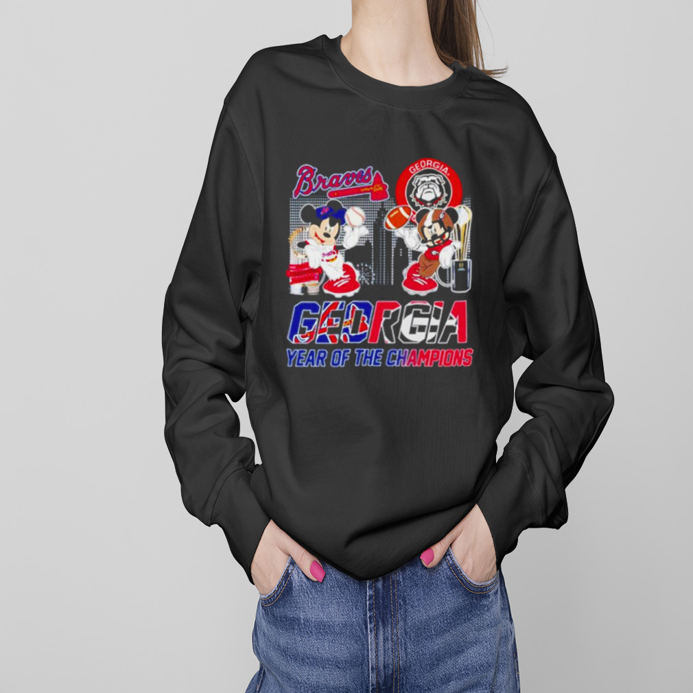 Georgia Bulldogs and Atlanta Braves Georgia year of the champions shirt 4 Sweaters