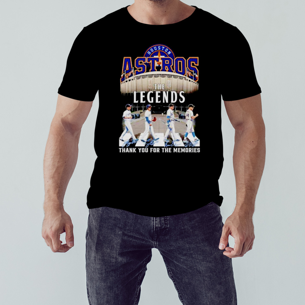 Houston Astros the legends thank you for the memories abbey road shirt 1 Unisex tshirt
