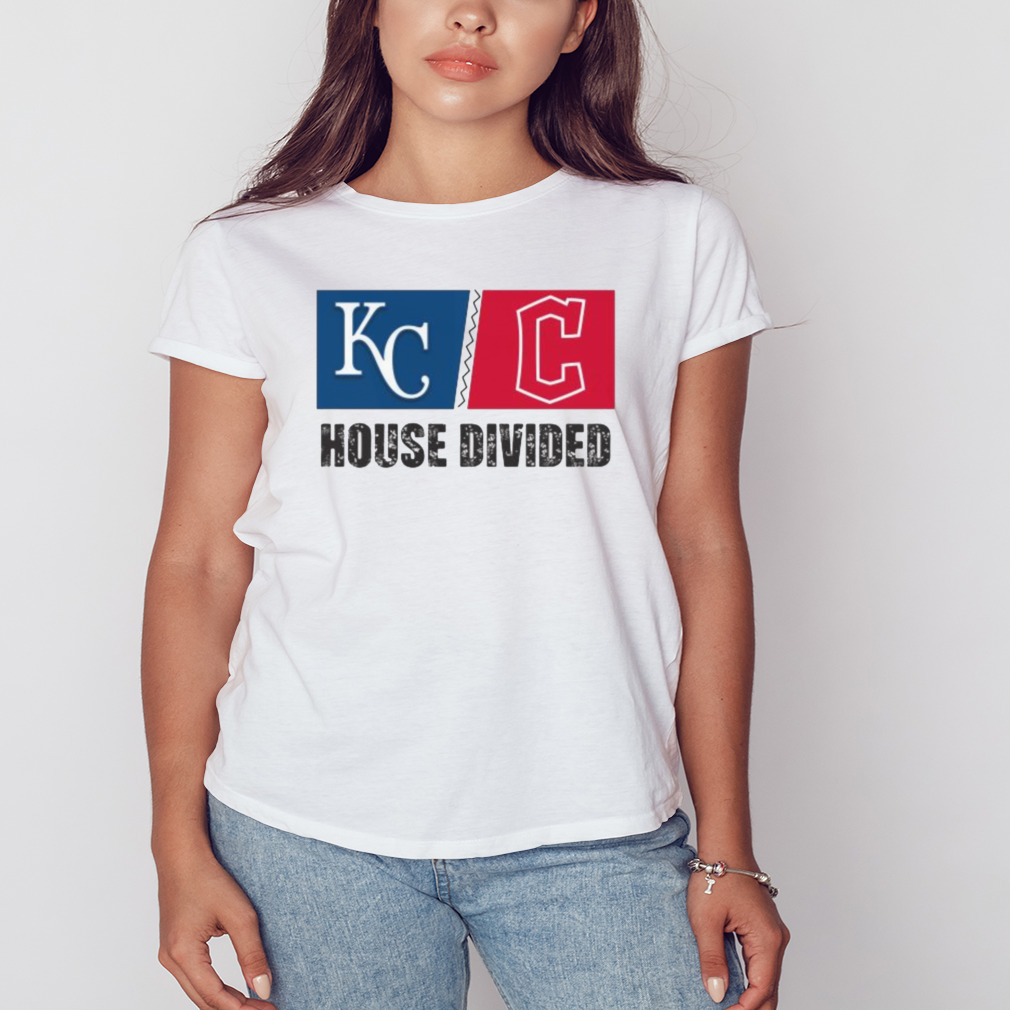 Kansas City Royals vs Cleveland Guardians House Divided Shirt 2 Women's shirt