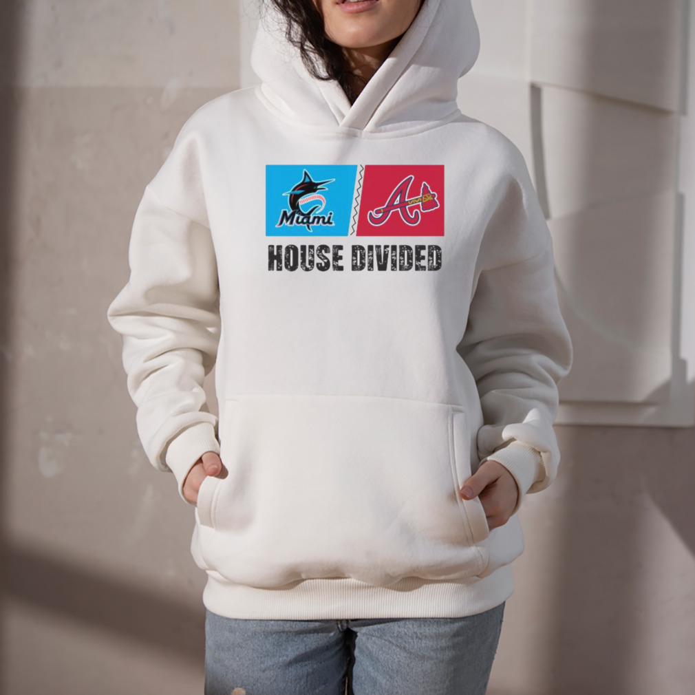 Miami Marlins vs Atlanta Braves House Divided Shirt 5 Hoodie
