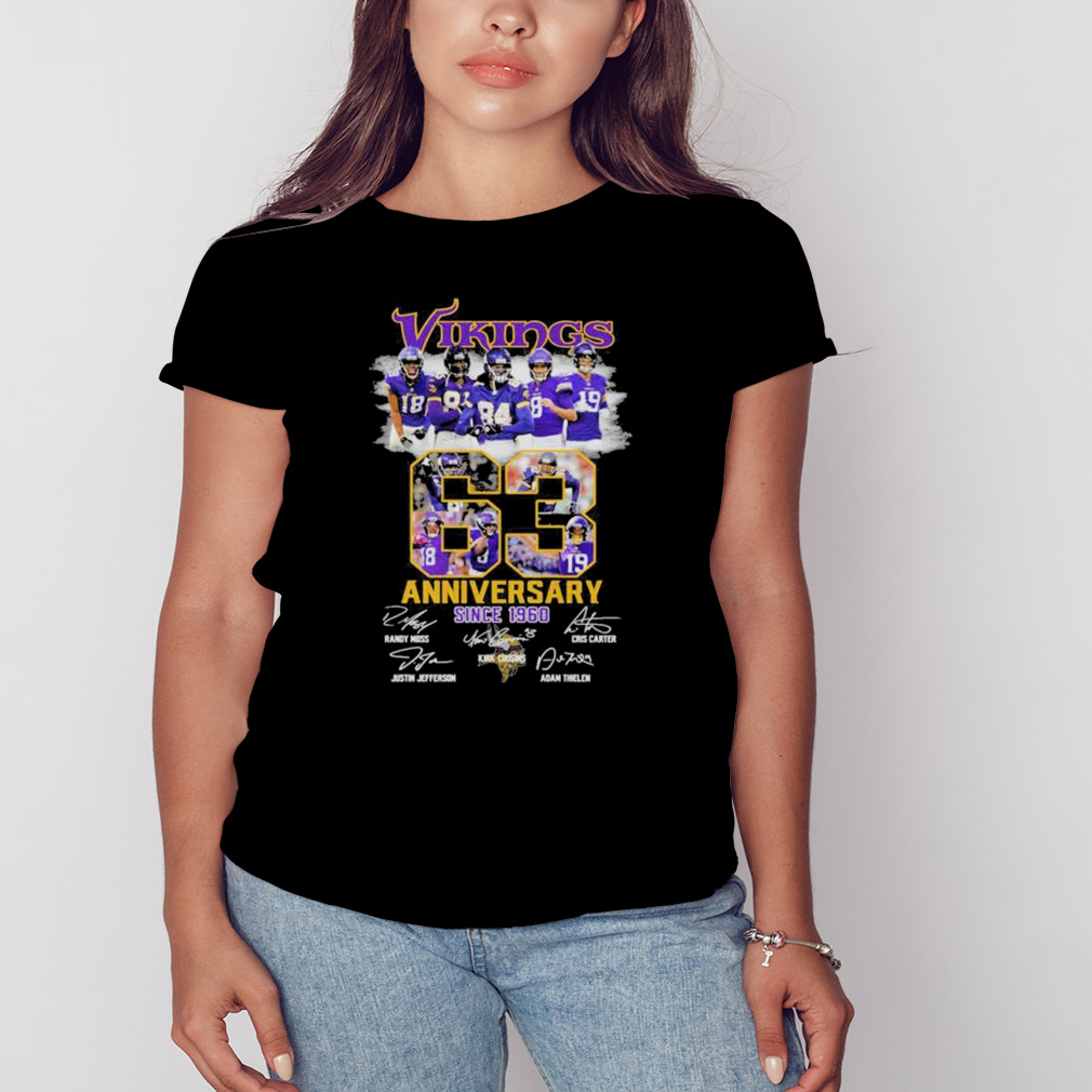 Minnesota Vikings 63 Anniversary Since 1960 Shirt