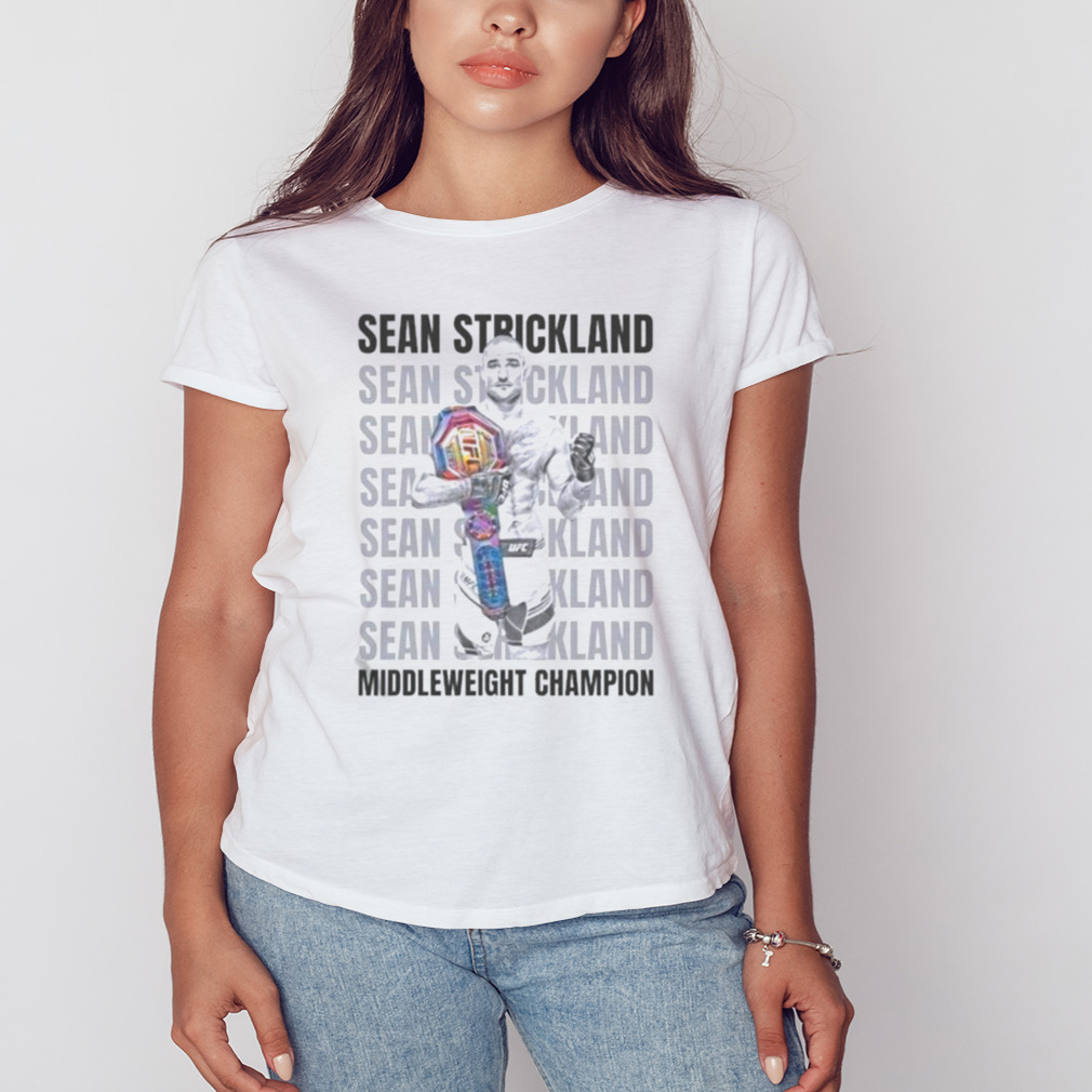 Mma Champion Sean Strickland World Middleweight Champion Ufc 293 T-shirt 2 Women's shirt