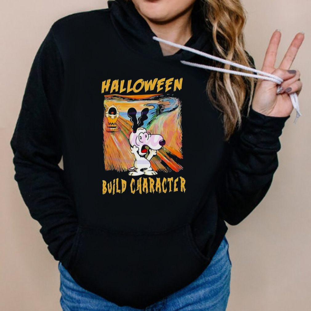 Snoopy And Charlie Brown Halloween Build Character 2023 T-shirt 5 Hoodies