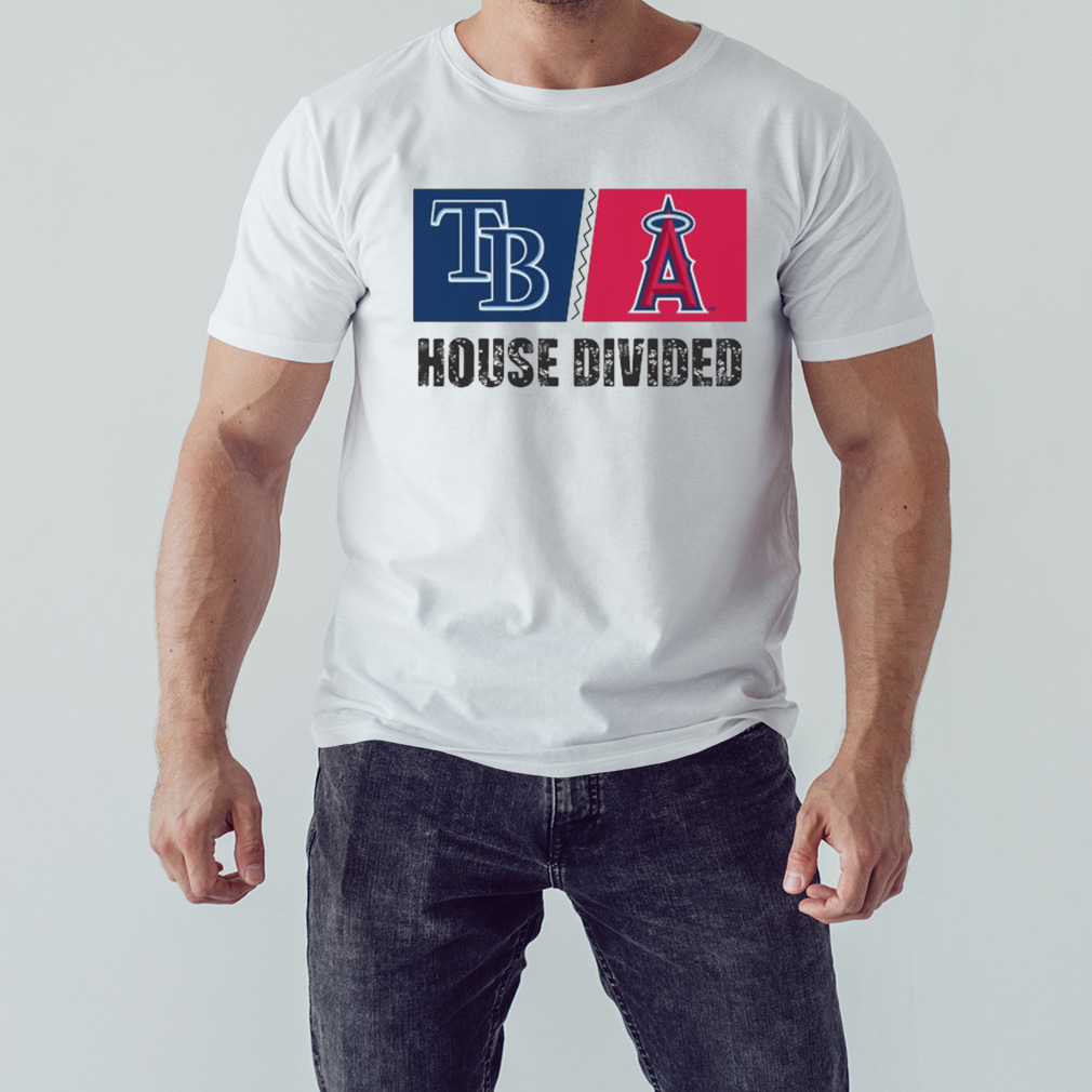 Tampa Bay Rays Vs Los Angeles Angels House Divided Shirt