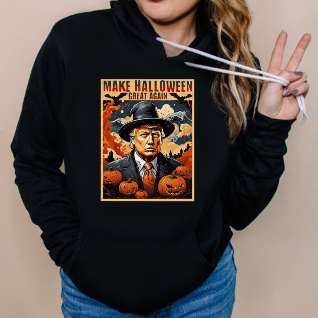 Trump Mugshot Trump Make Halloween Great Again Halloween 2023 shirt 5 Hoodies