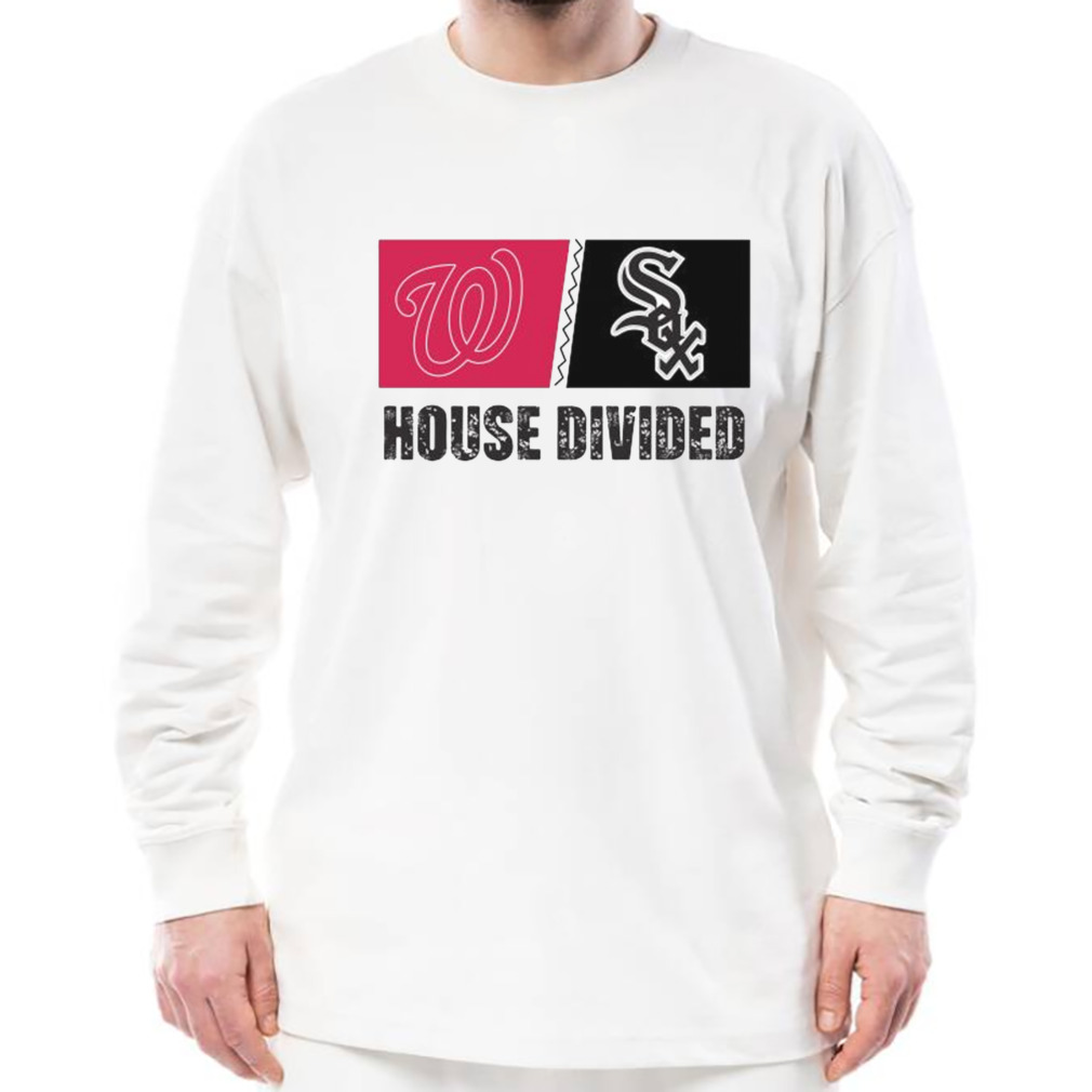 Washington Nationals vs Chicago White Sox House Divided Shirt 3 Longsleeve shirt